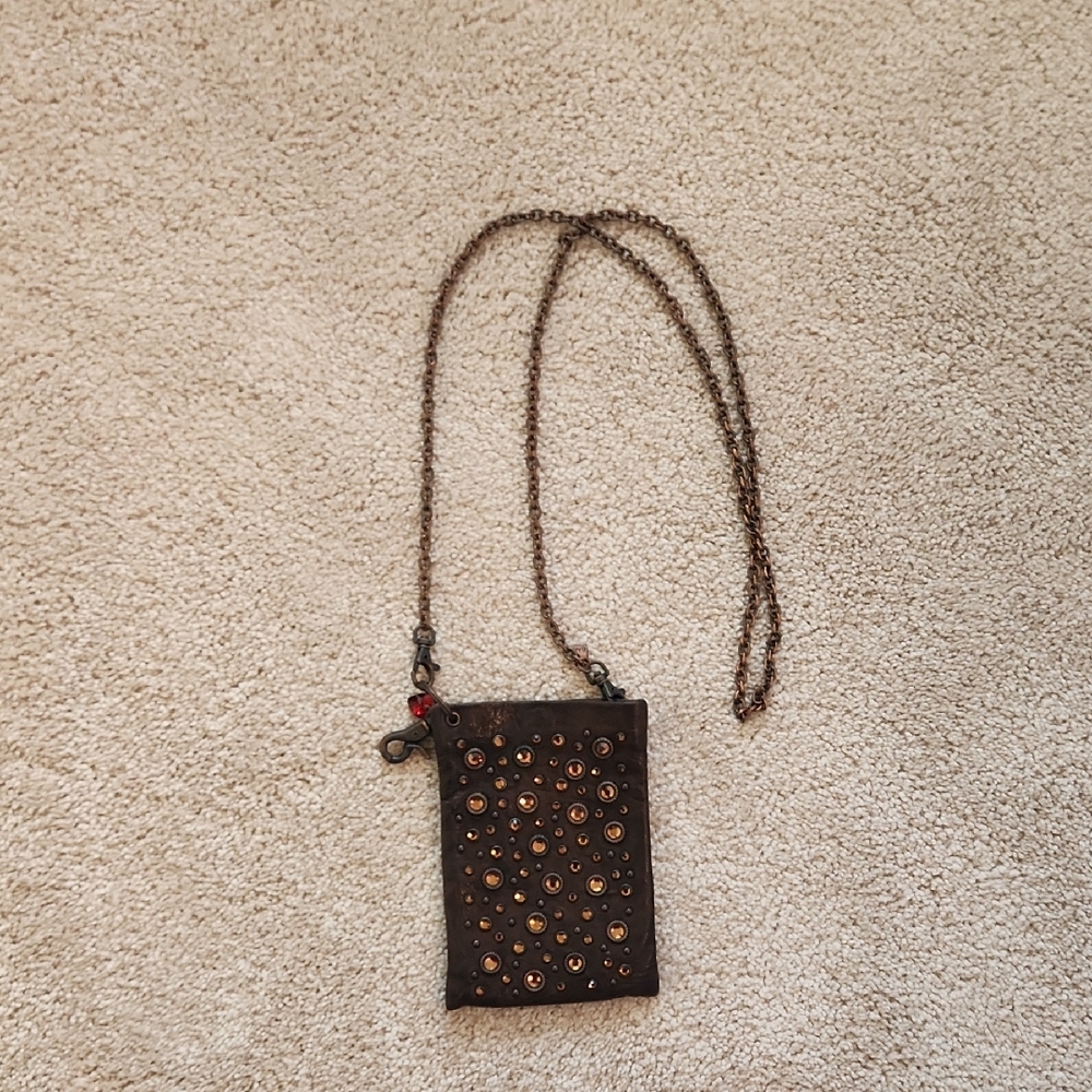 Studded Black Crossbody Bag